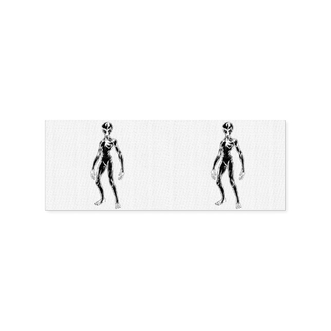 UFO Alien Thunder_Cove Rubber Stamp (Imprint)