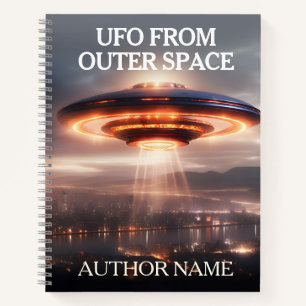 UFO Aliens Book Cover Inspiration Notebook