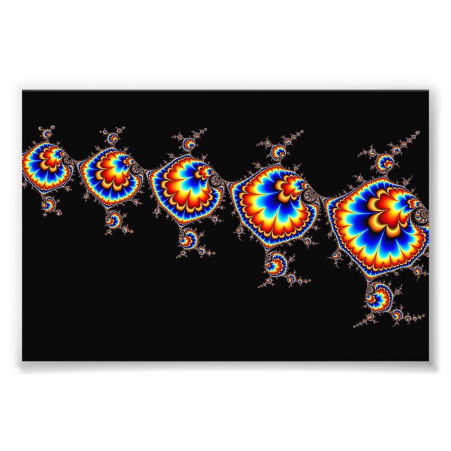 Ufo Attack - Fractal Art Photo Print (Front)