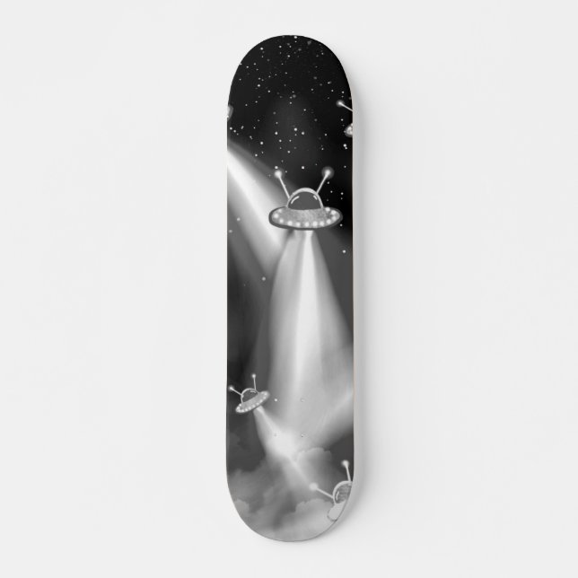 UFO Attack Mercury Skateboard (Front)