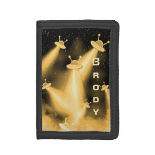 UFO Attack on Venus - Sci-fi Alien Trifold Wallet