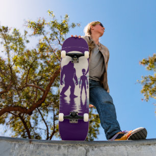 UFO Bigfoot Paranormal Encounter Skateboard