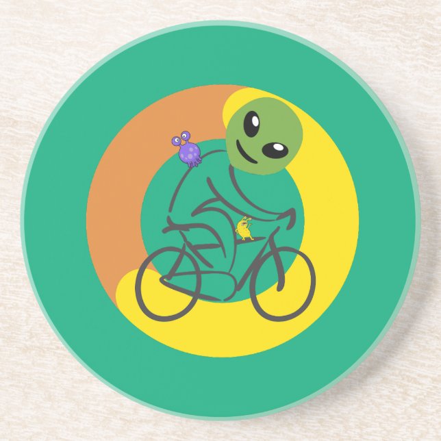 UFO bike team race Coaster (Front)