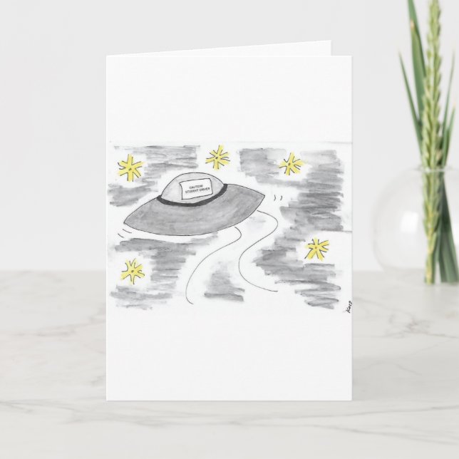UFO Birthday Card (Front)