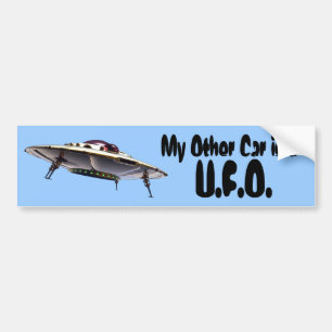 UFO Bumper Sticker