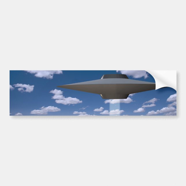 UFO BUMPER STICKER (Front)