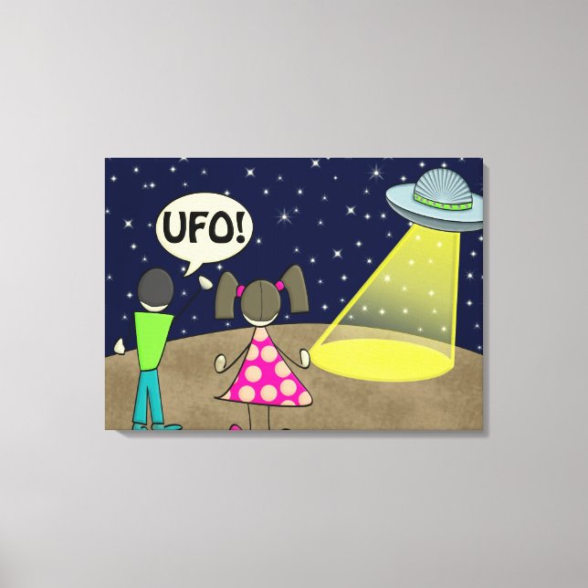 UFO CANVAS PRINT (Front)