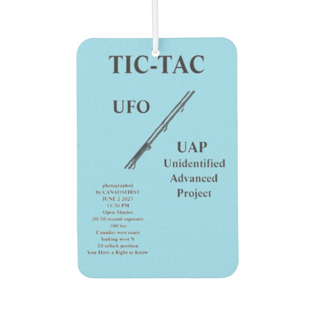 UFO CAR AIR FRESHENER (Front)