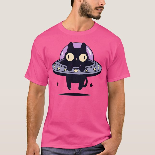 Ufo Cat T-Shirt (Front)