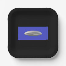 UFO Celebration Party Plate