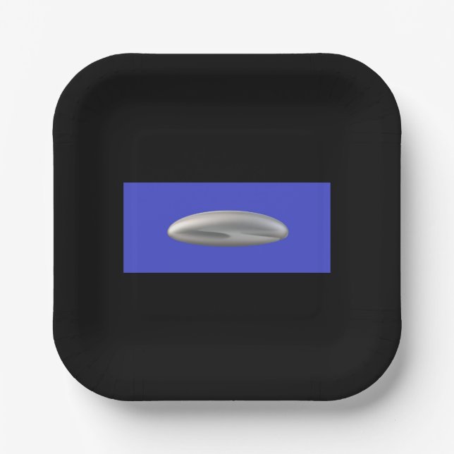 UFO Celebration Party Plate (Front)