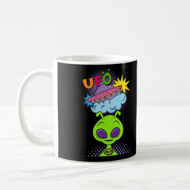 ufo coffee mug (Left)