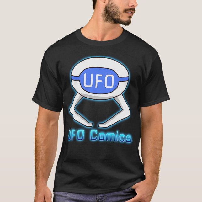 Ufo Comics Og Logo T-Shirt (Front)