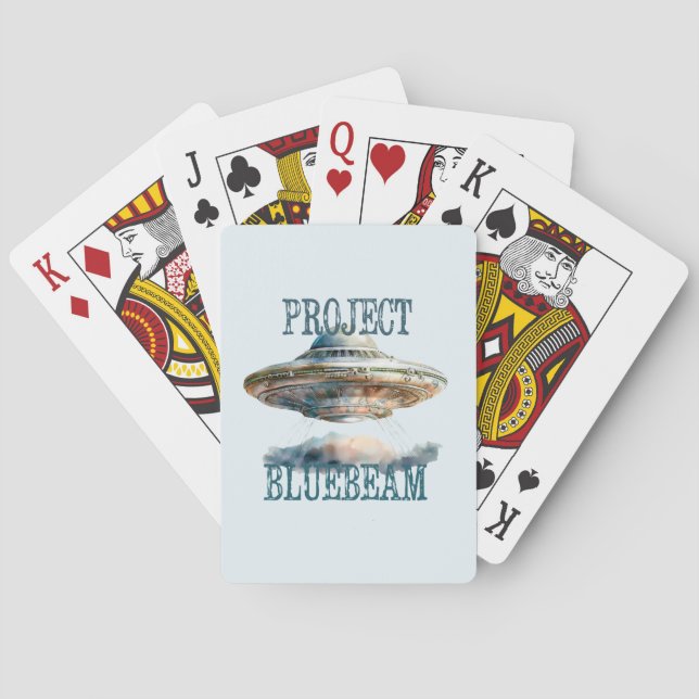 UFO Conspiracy Theory Playing Cards (Back)