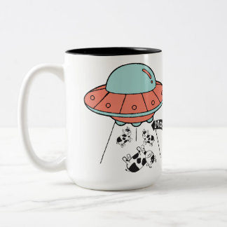 UFO Cow Abduction Mug