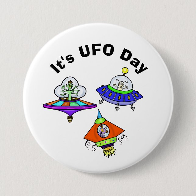 UFO Day Button (Front)