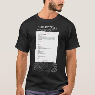 UFO - Declassified DOW-UAP-D012,MissionReport,IRAQ T-Shirt