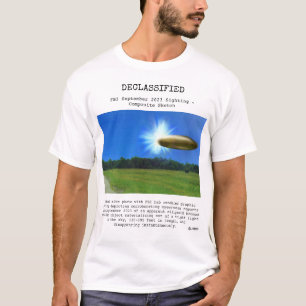 UFO - Declassified FBI SEP23SightingCompositSketck T-Shirt