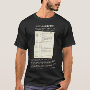 UFO - Declassified NASA-UAP-D001,Apollo12 T-1969 T-Shirt