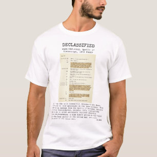 UFO - Declassified NASA-UAP-D002, Apollo 17 T.1972 T-Shirt