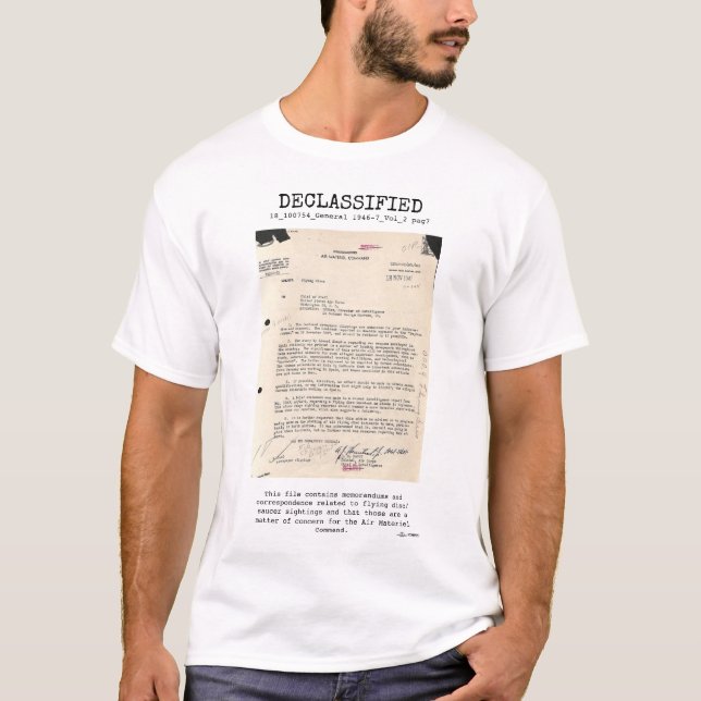 UFO - Declassified T-Shirt (Front)