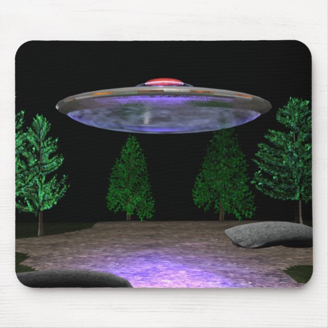 UFO Digital art Mouse Mat (Front)