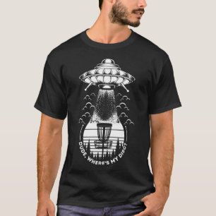 UFO Disc Golf dude where's my disc T-Shirt