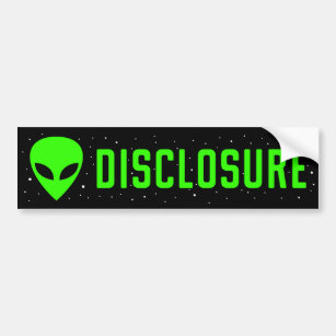 UFO Disclosure Bumper Sticker