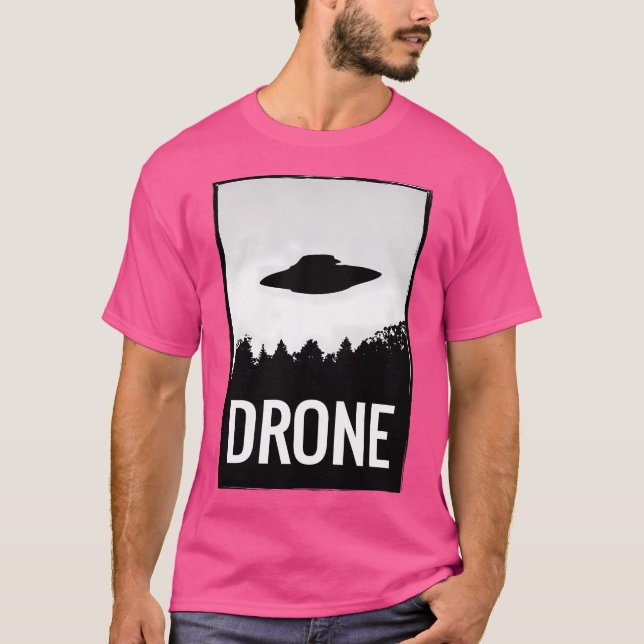 Ufo Drone T-Shirt (Front)