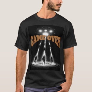 UFO Encounter Over Distant Planet: Cosmic Abductio T-Shirt