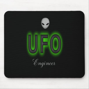 UFO Engineer Mouse Pad