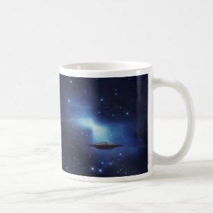 UFO flying object in space Coffee Mug