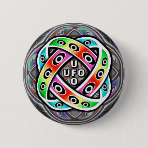 UFO - Fool The Eye 6 Cm Round Badge