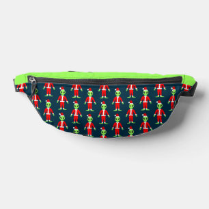UFO Ho Ho Father Christmas alien Patterned Bum Bags