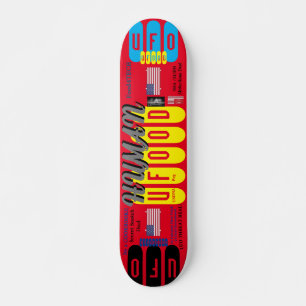 UFO HUMAN FOOD  7 3/4" Skateboard Deck
