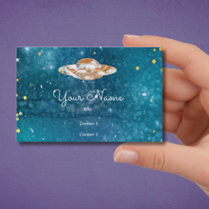 UFO  in the artistic galaxy Business Card