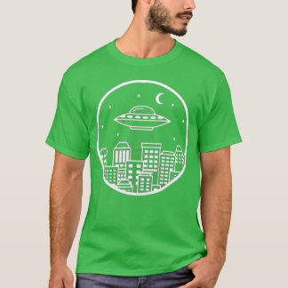 UFO in the City funny T-Shirt