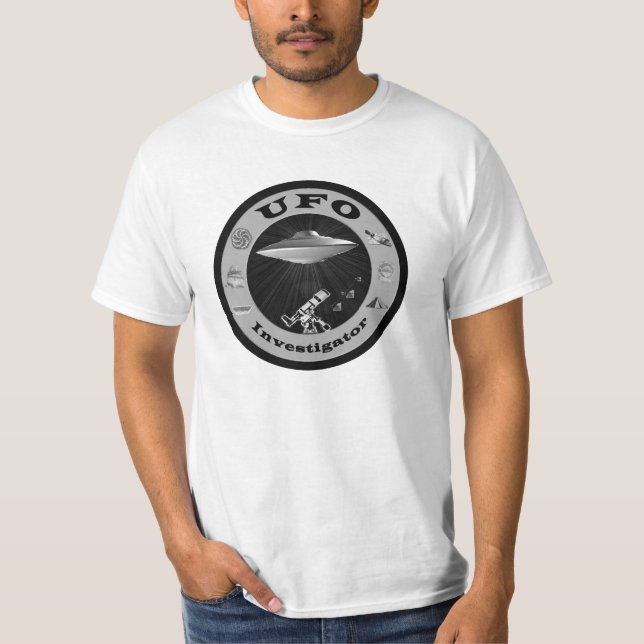 UFO Investigator t-shirt (Front)
