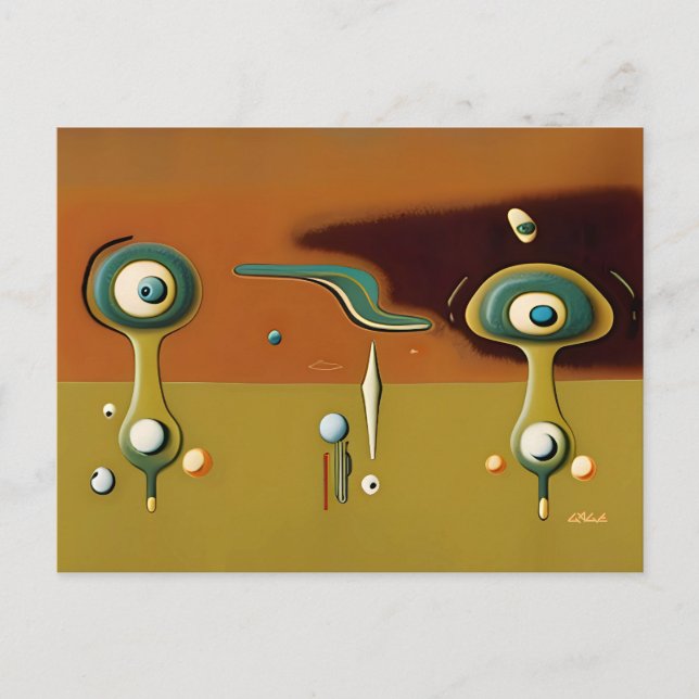 UFO Landing Pad Postcard (Front)