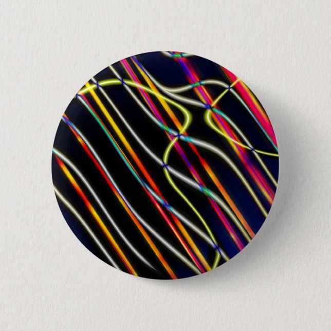 UFO light trails - 2 - Customised 6 Cm Round Badge (Front)