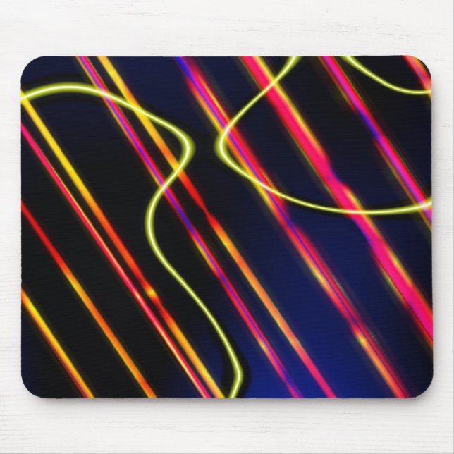UFO light trails Mouse Mat (Front)