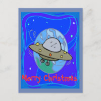 UFO,Merry Christmas, change text