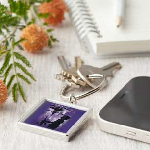 UFO - Mysterious Object Silhouette Key Ring