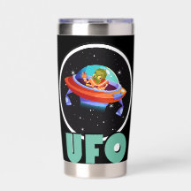 ufo on space