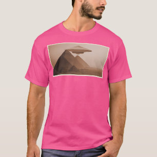 Ufo Over Egyptian Pyramids T-Shirt