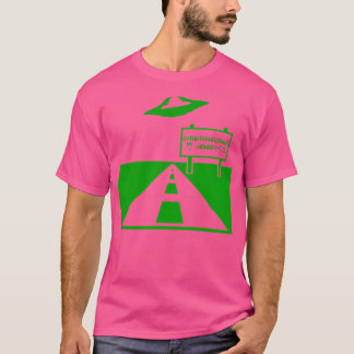 Ufo Over The Road T-Shirt