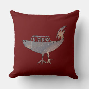 UFO Petroglyph - Talking Canyons, New Mexico Throw Cushion