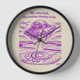 UFO PETS CLOCK