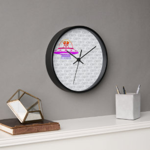 UFO PETS CLOCK