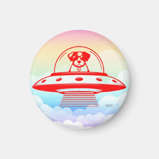 UFO PETS MAGNET (Front)